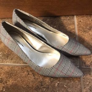 Plaid heel